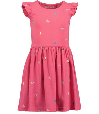 Blue Seven Jurk Roze Emmy