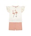 Dirkje Set Flamingo Fun ecru roze