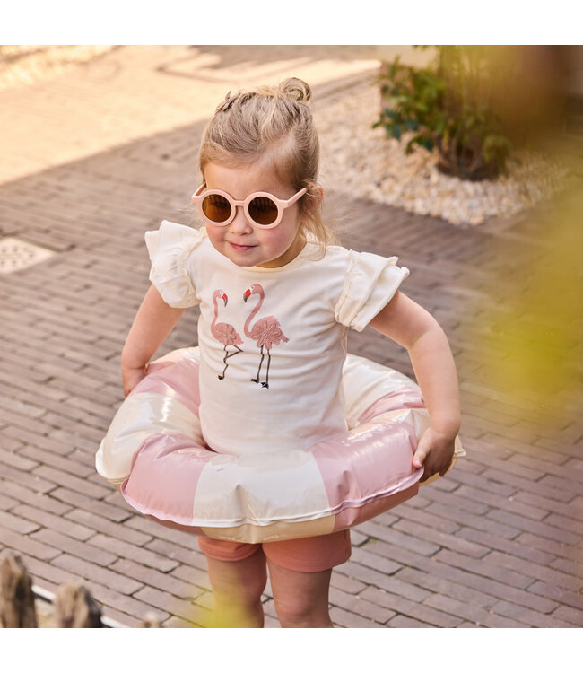 Dirkje Set Flamingo Fun ecru roze