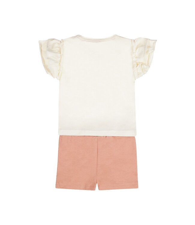 Dirkje Set Flamingo Fun ecru roze