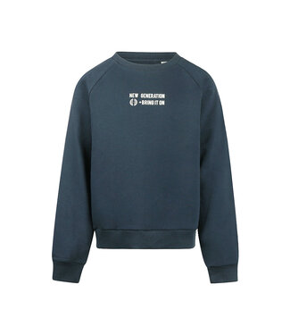 No Way Monday Sweater Blauw New generation