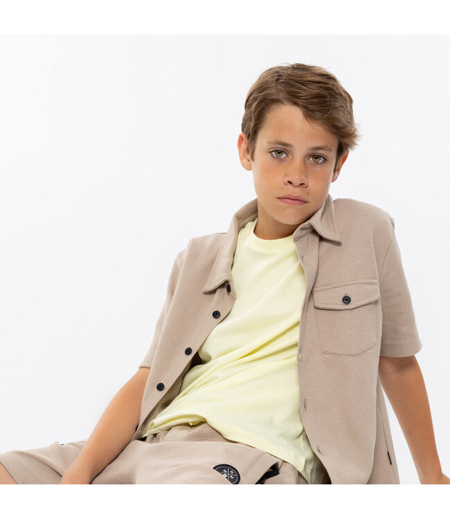 No Way Monday Hemd polo dark sand NWM