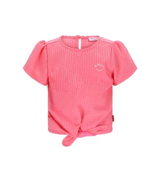 B-Nosy Top met knoop Bonny Pink Lemonade