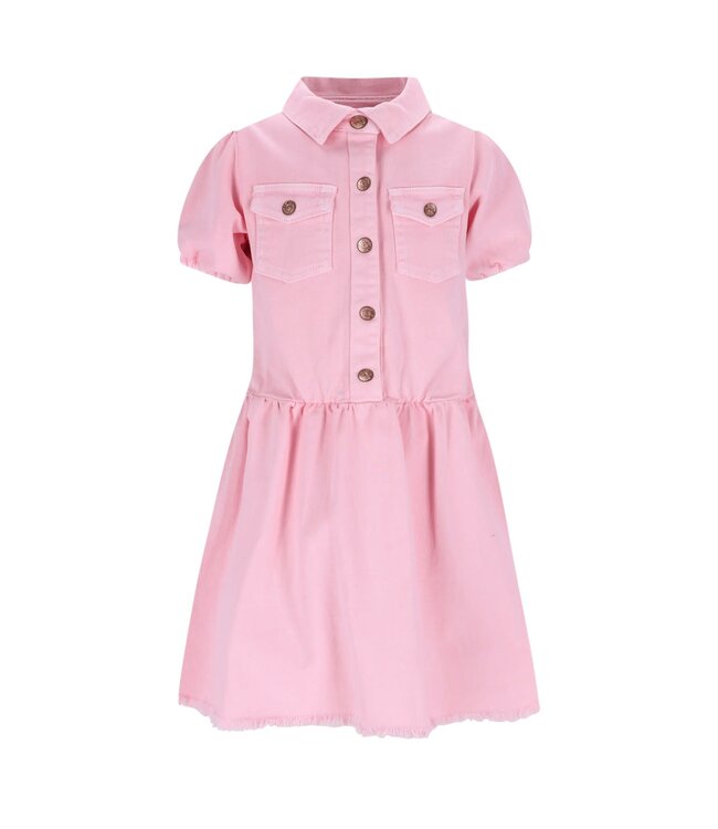 B-Nosy Denim Dress Candy pink
