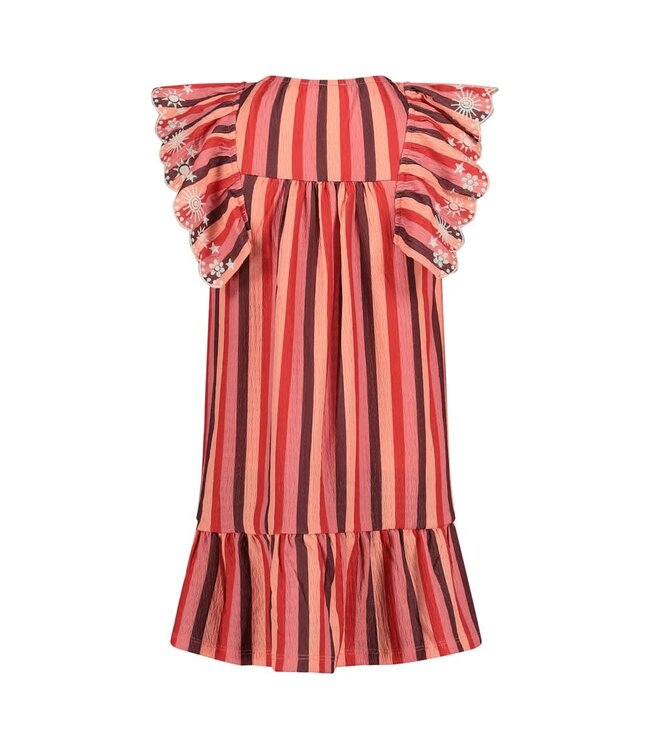 Jubel Jurk Streep Salsa Sunset