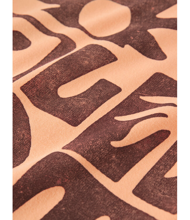 name it T-Shirt loose fit local club Orange fuzz