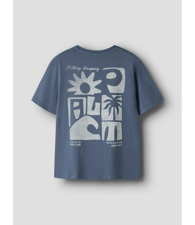 name it T-Shirt Local Club vintage blue