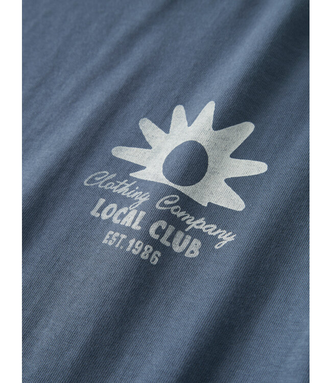 name it T-Shirt Local Club vintage blue