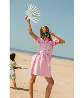 B-Nosy Denim Dress Candy pink