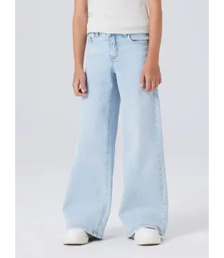 name it Jeans Polly wide leg light blue