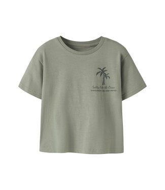 name it T-Shirt Olijf Salty like the ocean