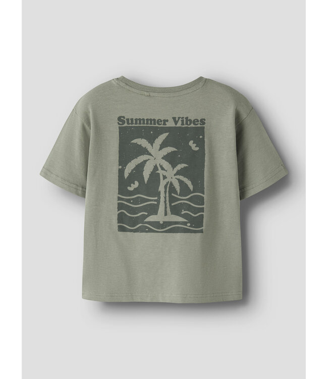 name it T-Shirt Olijf Salty like the ocean