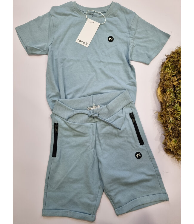 name it Short Vimo sweat noos Blue Fog