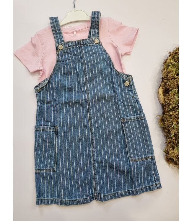 name it Jeans salopette gekleurde lijn