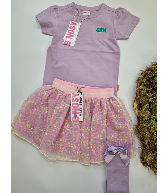 B-Nosy Rok tulle glitter River lila roze