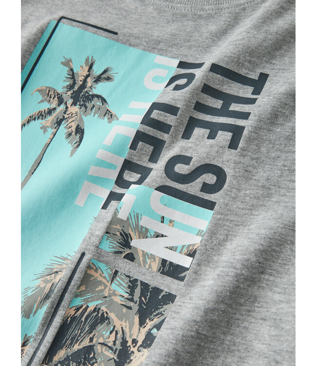 name it T-Shirt Vagno grijs Sun