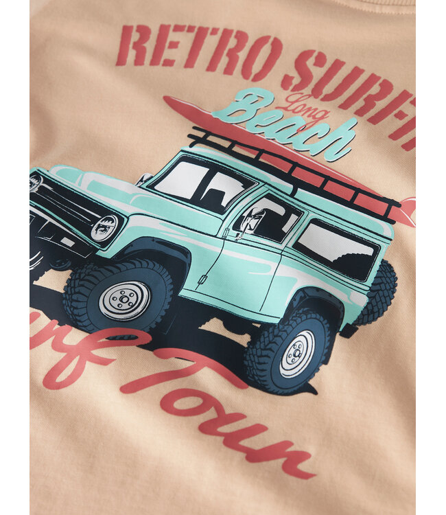 name it T-Shirt Vagno Peach Retro surfing