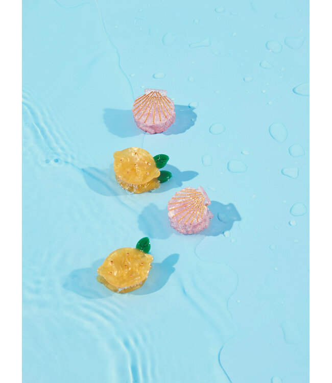 name it Hair clip Lemon Duo pack