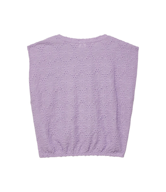 s.Oliver Top Lila Broderie