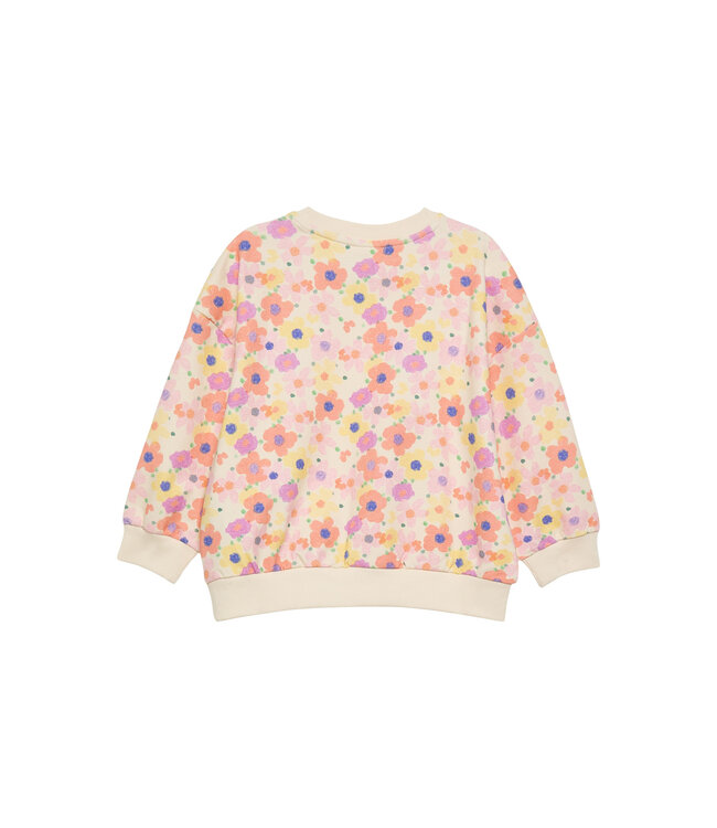 s.Oliver Sweater ecru happy flowers