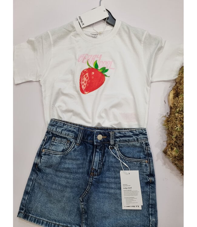 name it T-Shirt Farina Aardbei