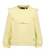 Blue Seven Sweater Geel Frilled boord