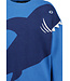 Blue Seven Sweater Shark Bite marine blauw