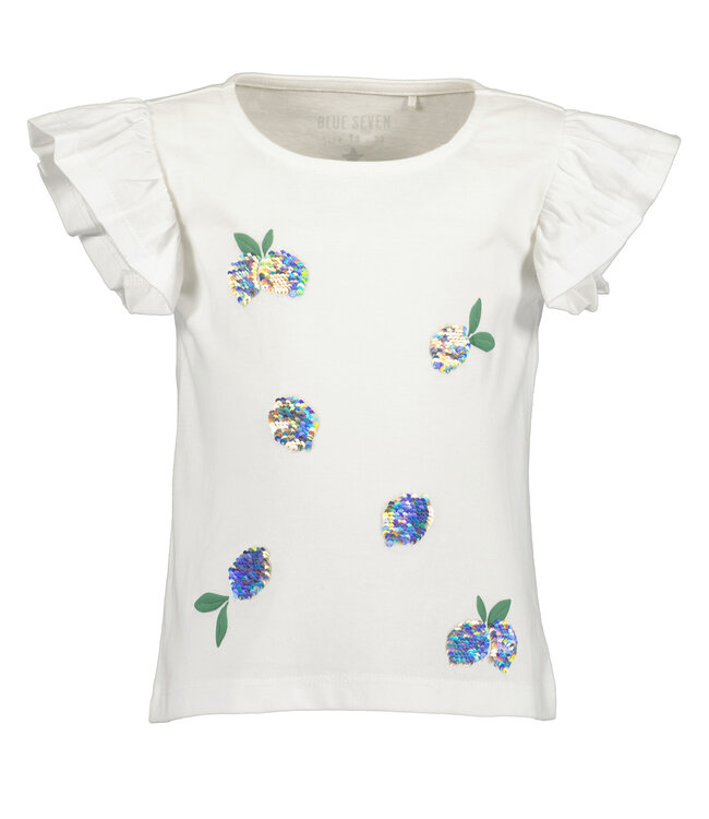 Blue Seven T-Shirt Wit limoné