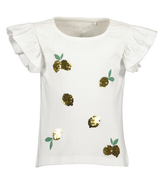 Blue Seven T-Shirt Wit limoné