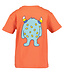 Blue Seven T-Shirt Monsters orange