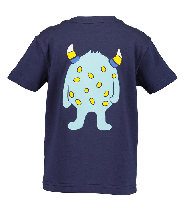 Blue Seven T-Shirt Monsters donkerblauw