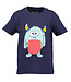 Blue Seven T-Shirt Monsters donkerblauw
