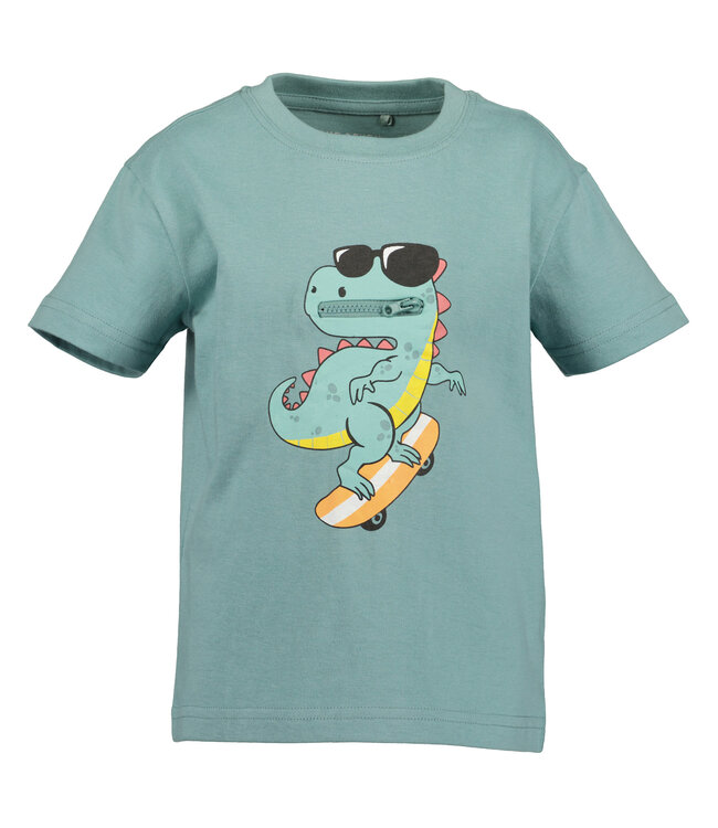 Blue Seven T-Shirt crazy dino petrol