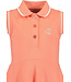 Blue Seven Polo jurk koraal kers
