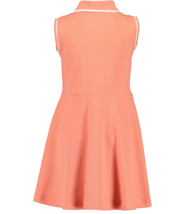 Blue Seven Polo jurk koraal kers