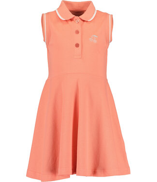Blue Seven Polo jurk koraal kers
