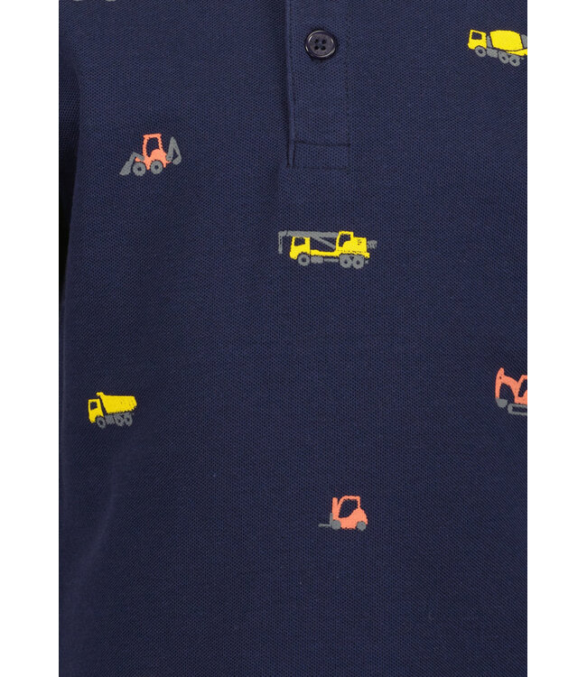 Blue Seven Polo donkerblauw trucks