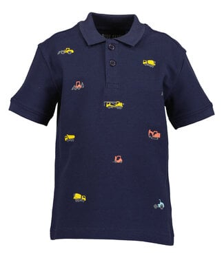 Blue Seven Polo donkerblauw trucks