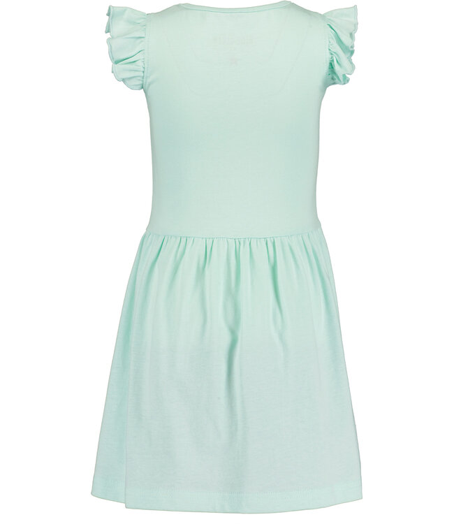 Blue Seven Jurk Mint zilver vlinder