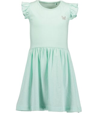 Blue Seven Jurk Mint zilver vlinder