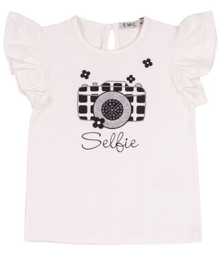 EMC T-Shirt ecru camera selfie
