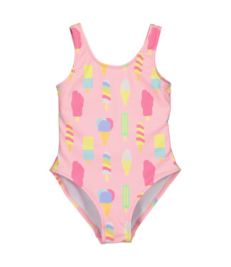Blue Seven Badpak ijsjes roze