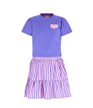 B-Nosy Jurk Dunya Blauw lila