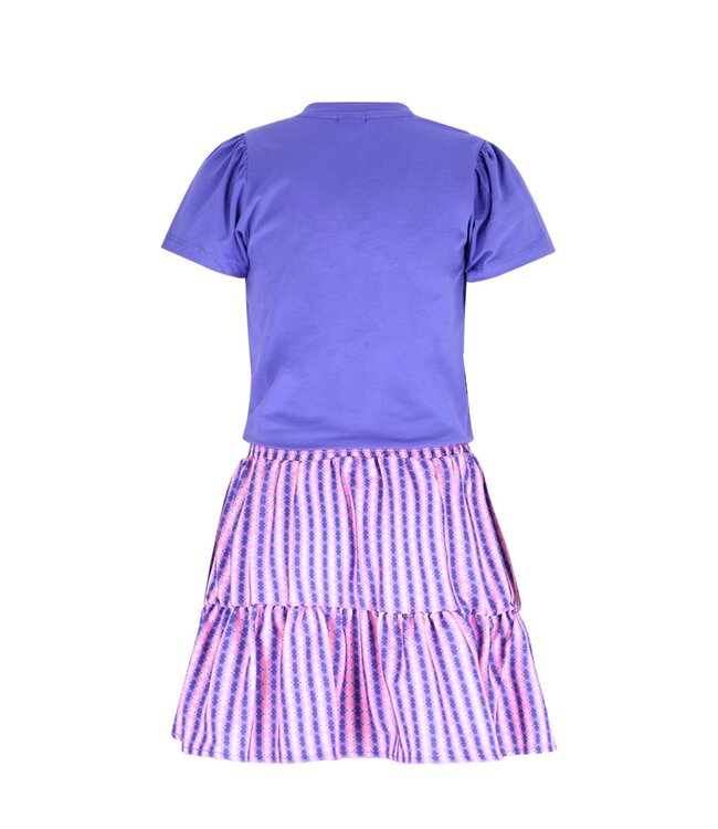 B-Nosy Jurk Dunya Blauw lila