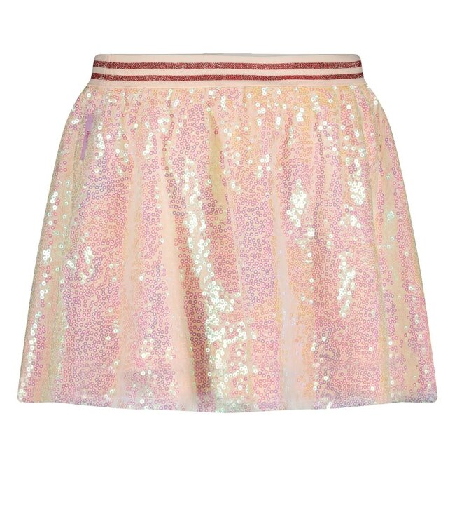 Jubel Paillet rok zacht roze-ecru lazy lagoon