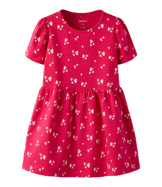 name it Jurk Filla rood-roze vlinders
