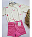 name it Short jeans roze