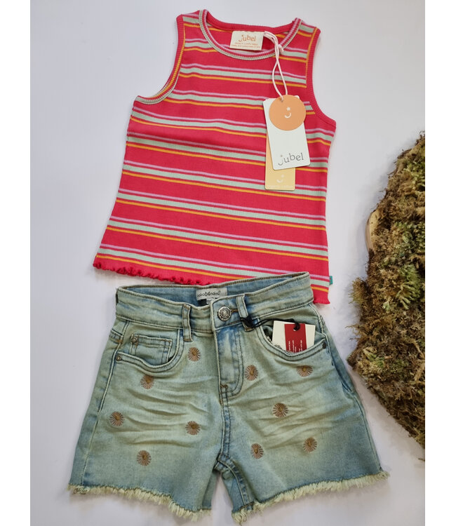 Jubel Singlet gestreept lazy lagoon