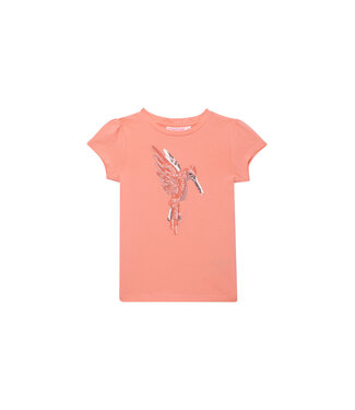 Someone T-Shirt peach Felien vogel