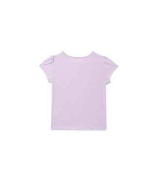 Someone T-Shirt Jardin lila glinstering